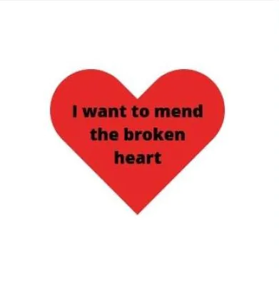 mend broken heart status