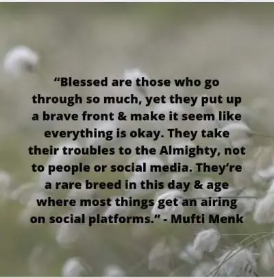 hardship quotes by mufti menk