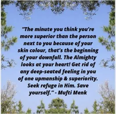 quotes on racism by Mufti Menk