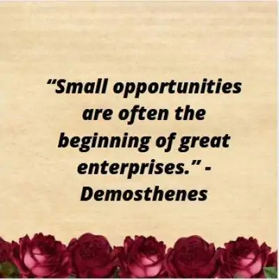 small opportunities quotes for whatsapp status