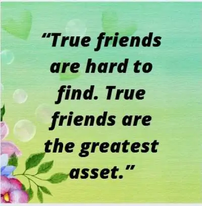 two line status on friendship