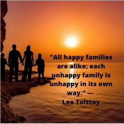 happy family quotes by Leo Tolstoy