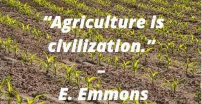 quotes on agriculture is the civilization