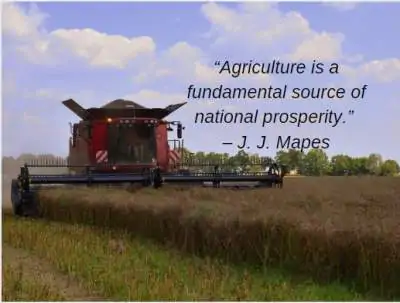agriculture prosperity quotes
