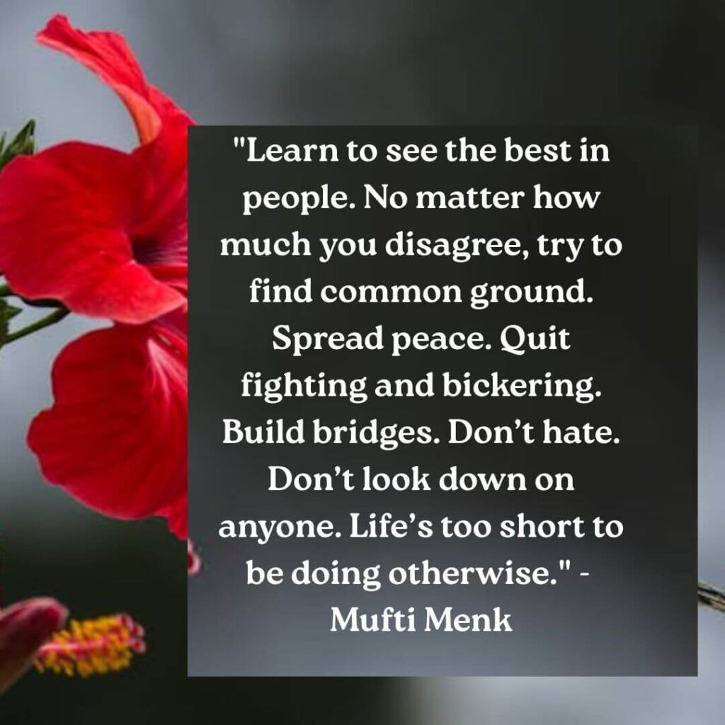 positive quotes by mufti menk