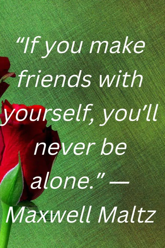 self friendship quote