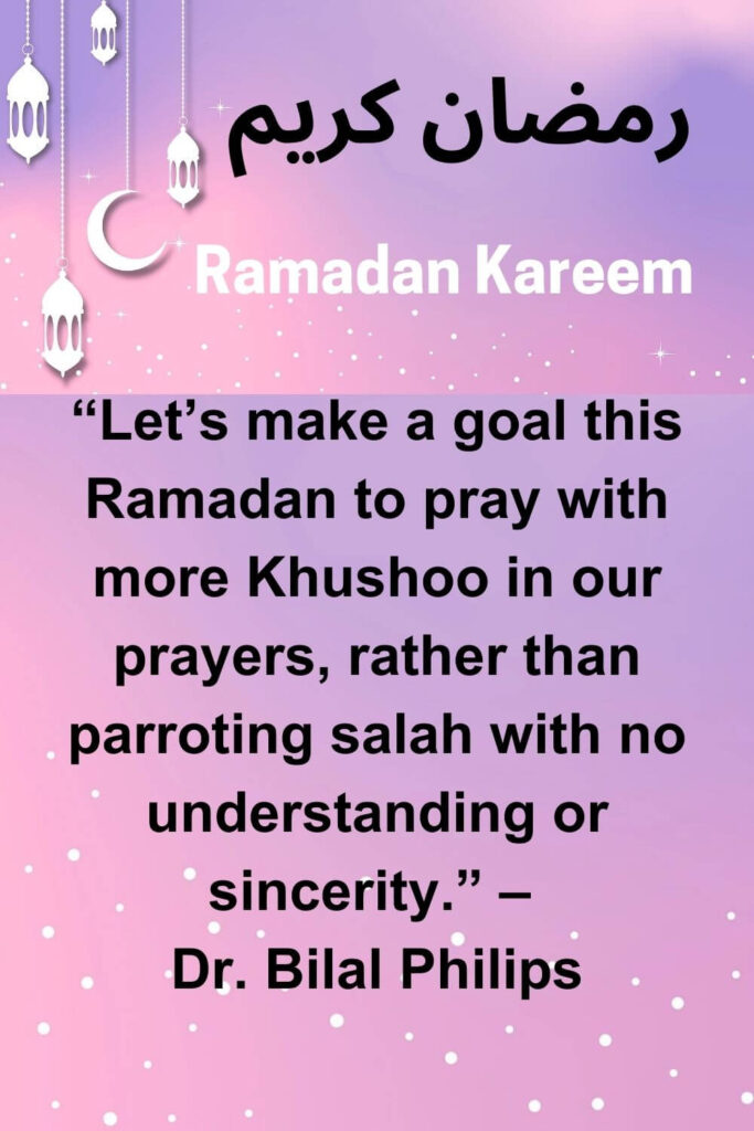 Dr. Bilal Philips Quotes on Ramadan