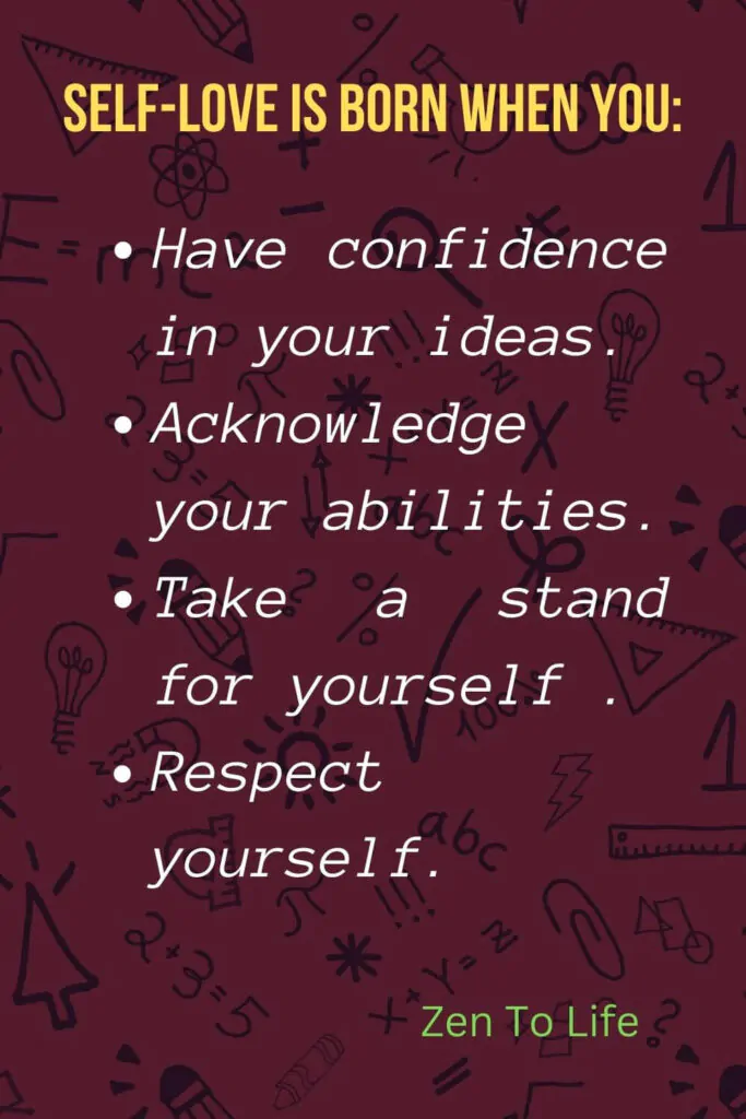 self love status quote