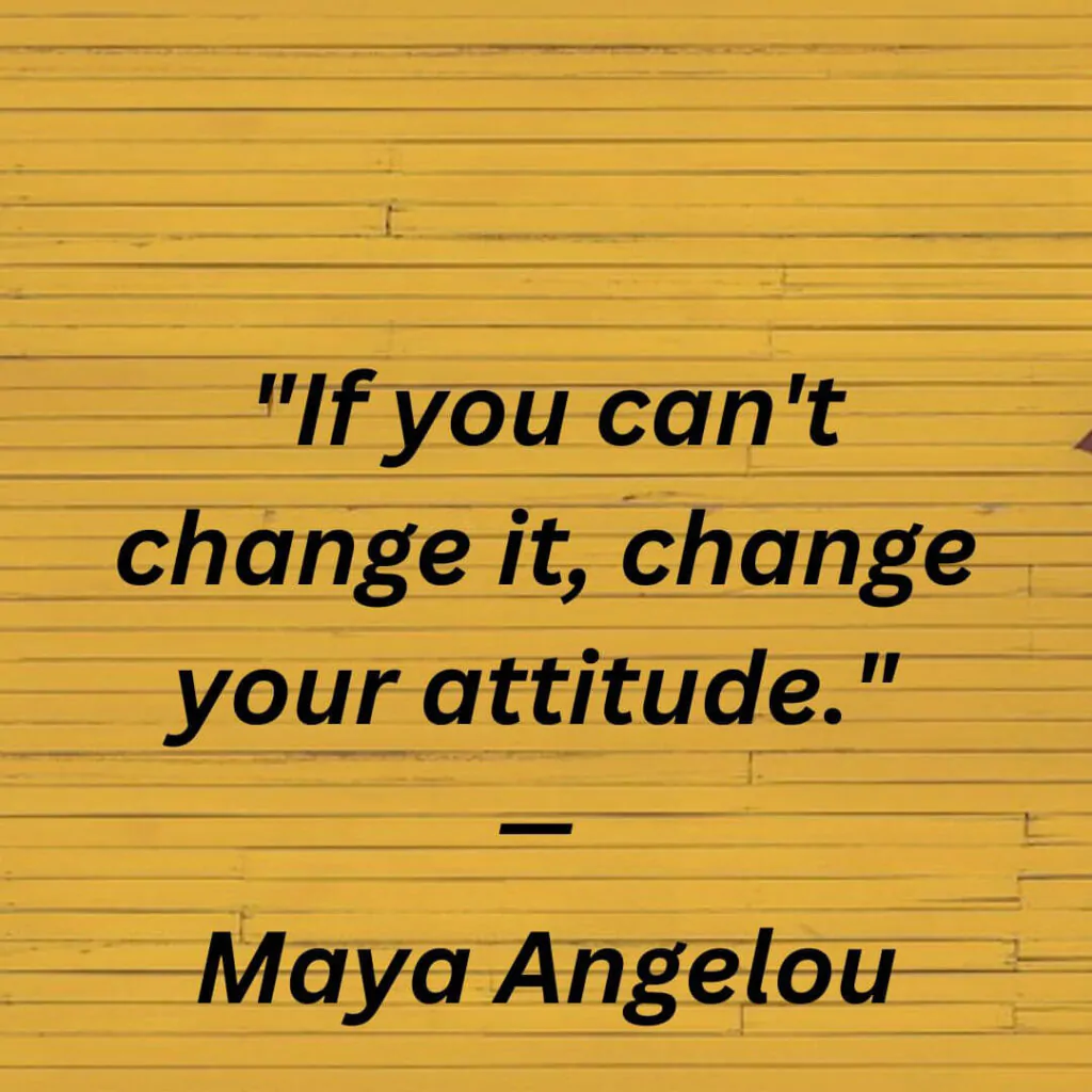 life changing quotes on attitude