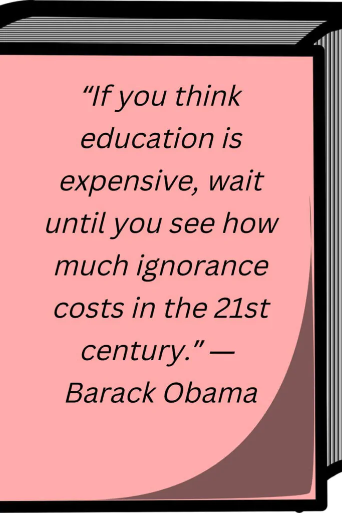 inspirational quote on education is expensive