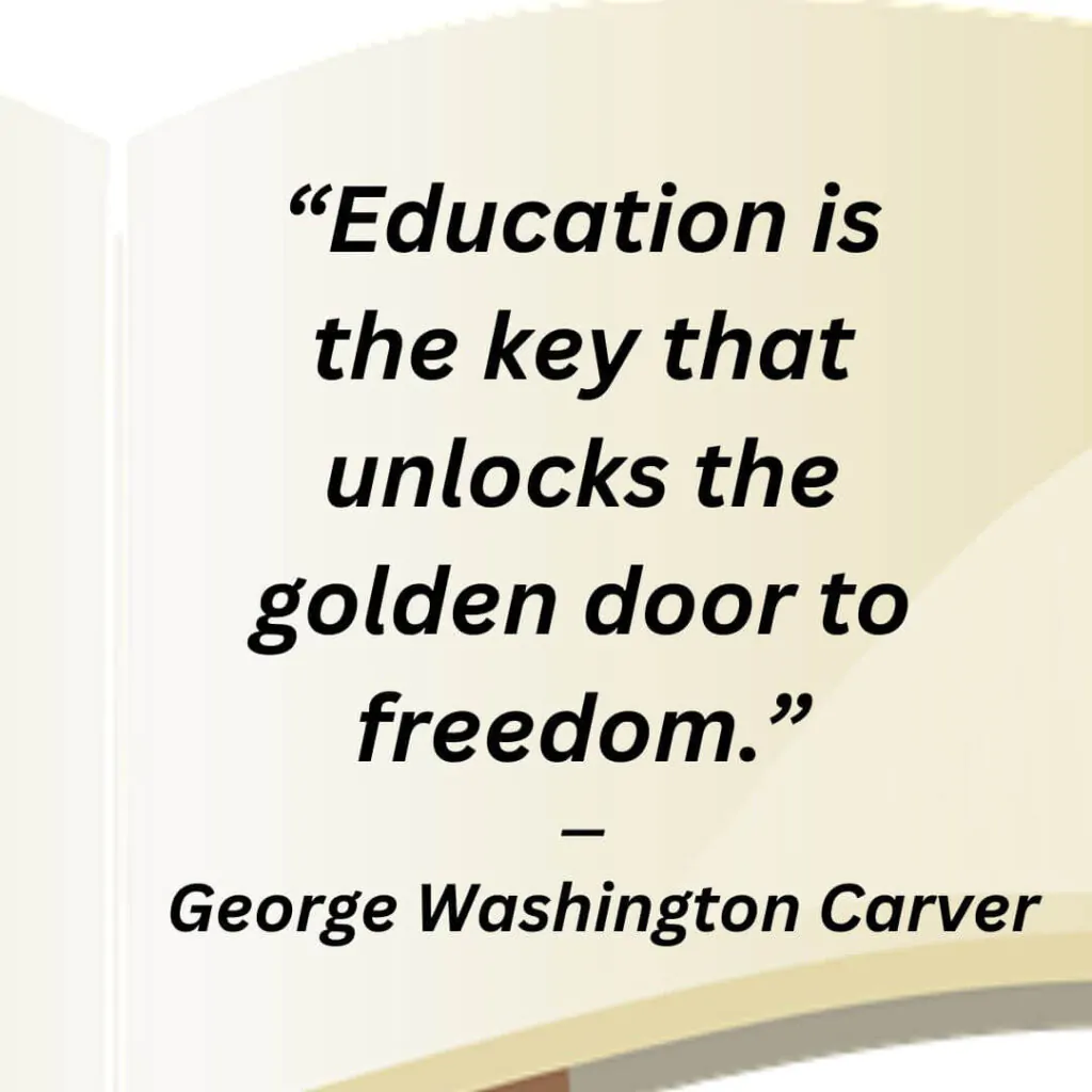 George Washington Carver quotes on education