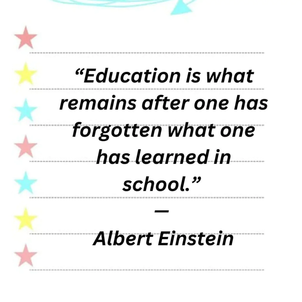education is what remains quote by Albert Einstein