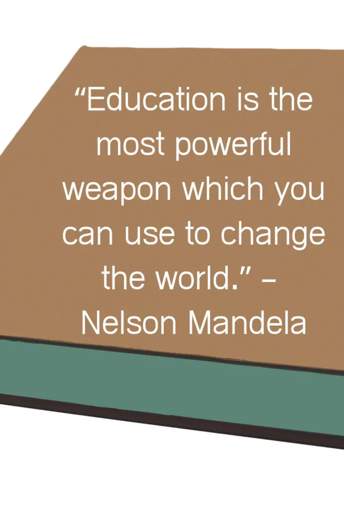 education is a weapon