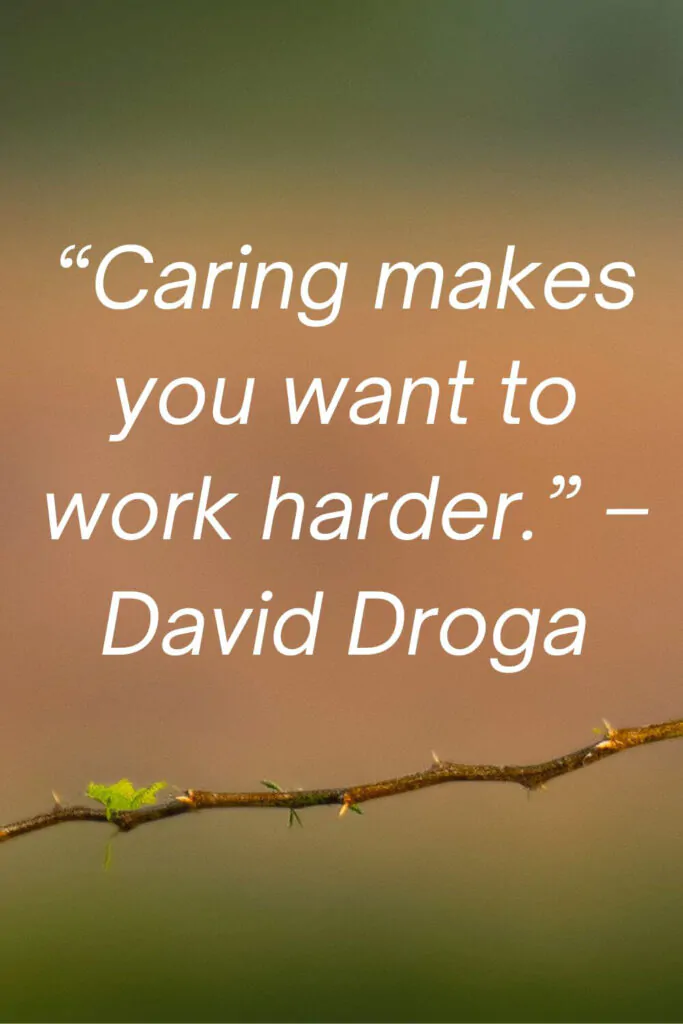 caring motivates us