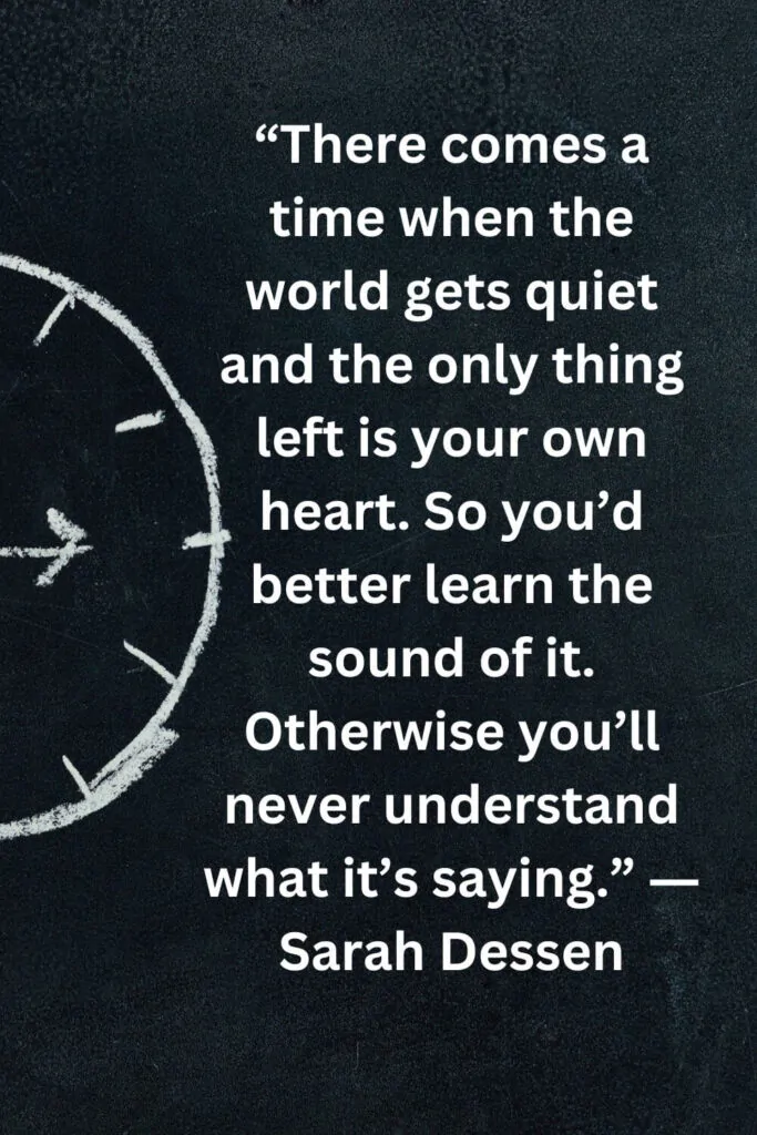 quote on world gets quiet on a time