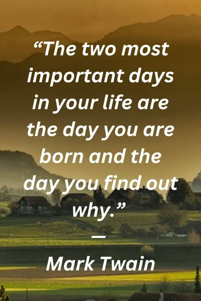 quote on life by Mark Twain