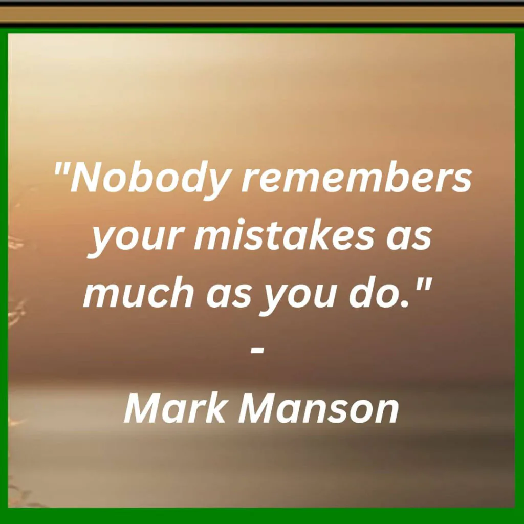 Mark Manson quotes on mistakes in life