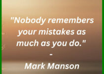 Mark Manson quotes on mistakes in life