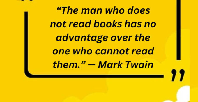 Mark Twain quotes on reading books