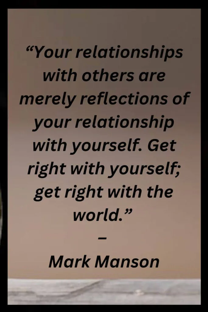 relationship with others quotes by Mark Manson