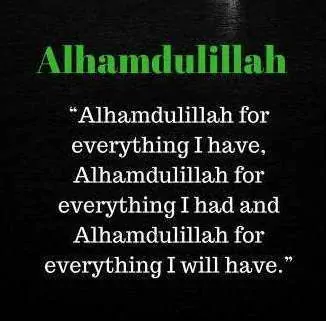 alhamdulillah quote for everything in our life
