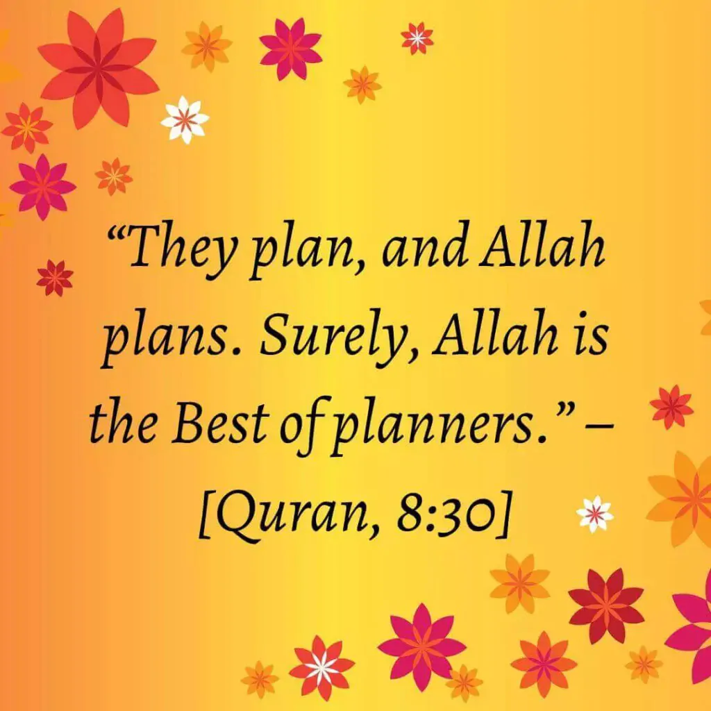 Allah is the best of planners wallpaper