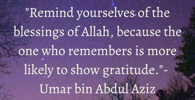blessings of Allah quote