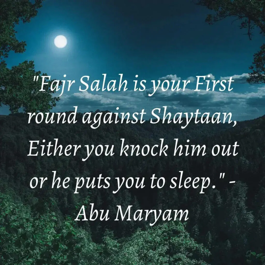 fajr quotes in english