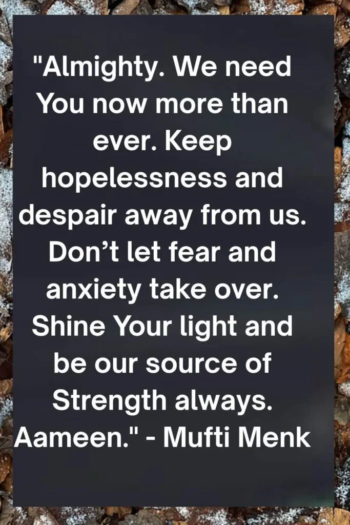 Despair away dua Quotes