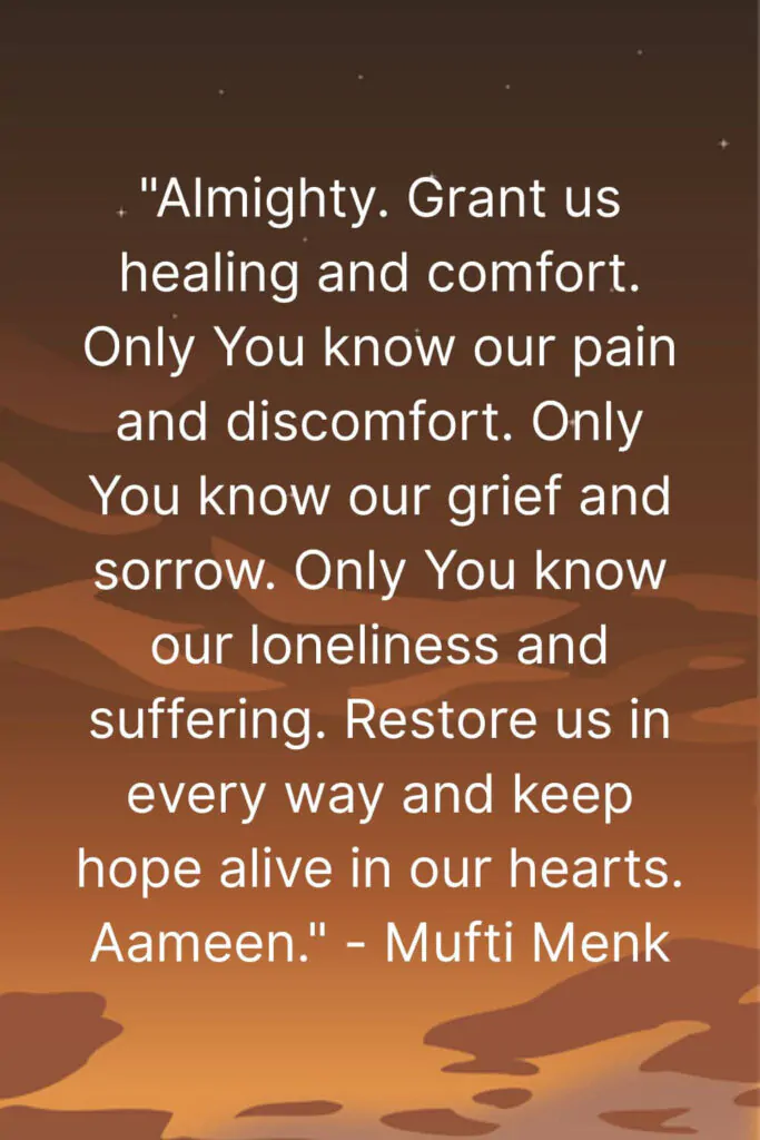 dua quote by mufti menk