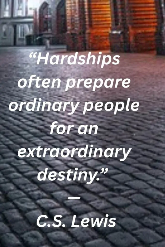 deep life quote on hardship