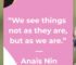 How we see things quotes