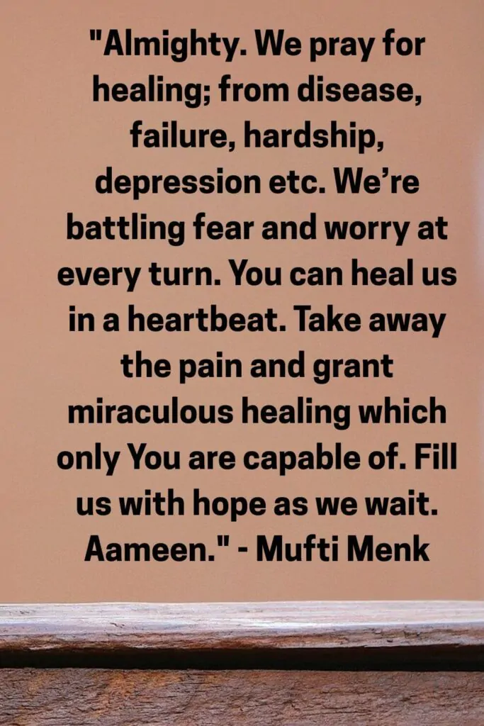 we pray for healing quotes