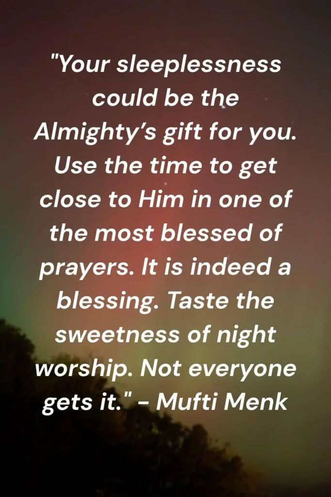 night worship (tahajjud ) quotes