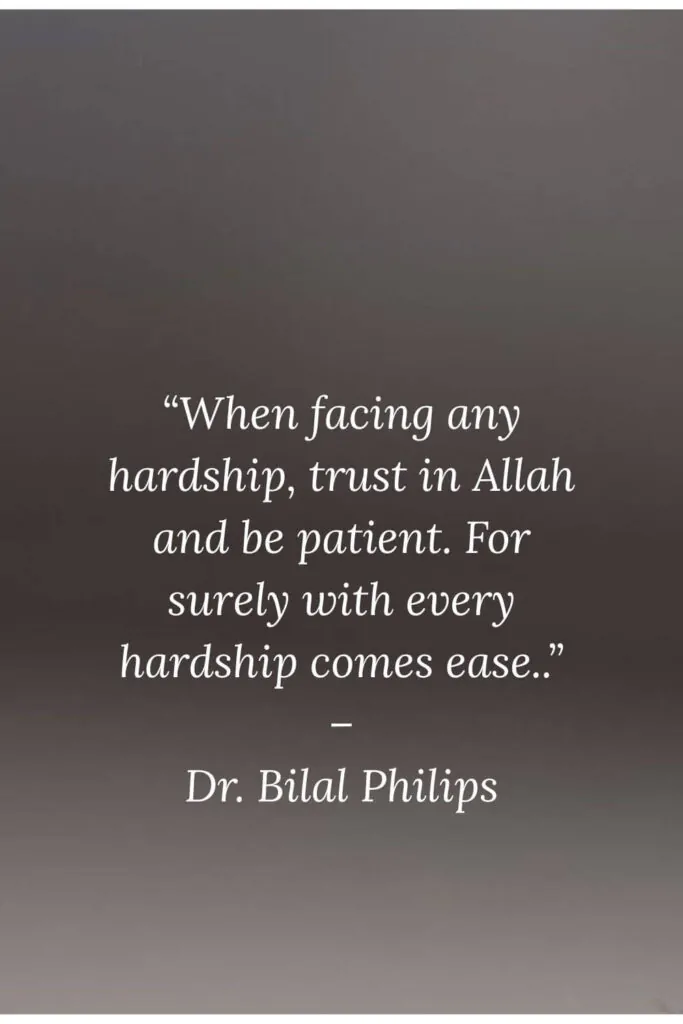 after hardship comes ease