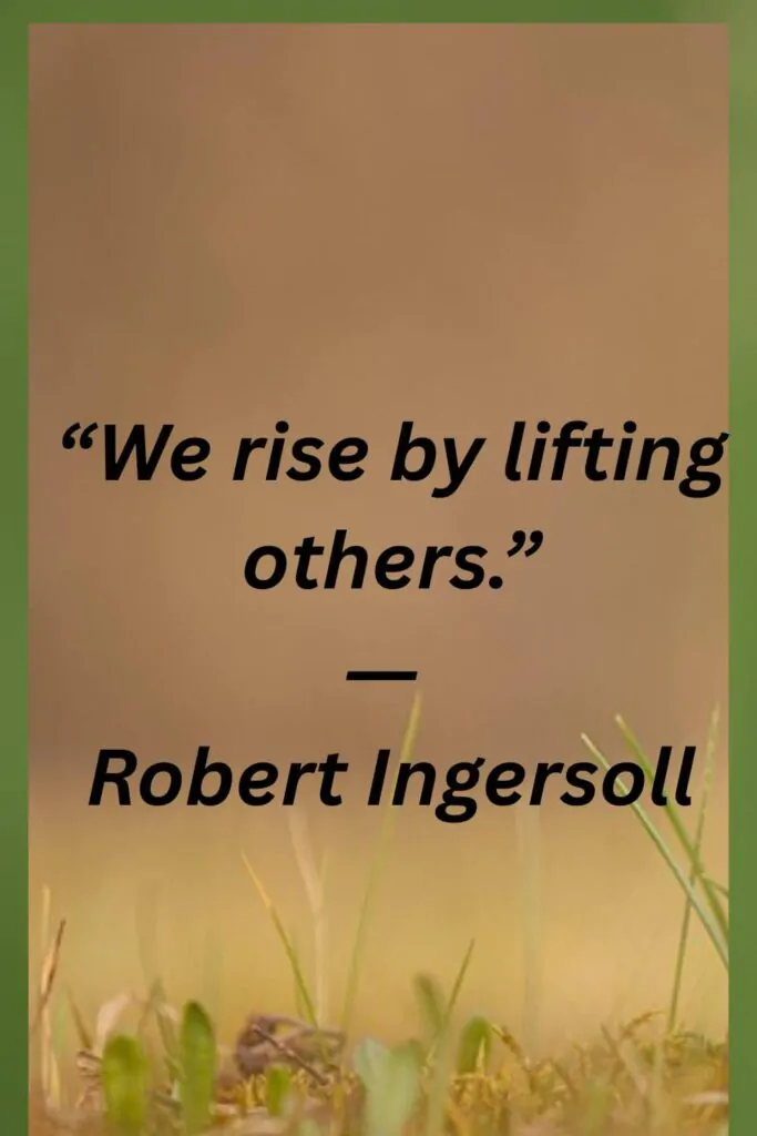 short quote on lifting others