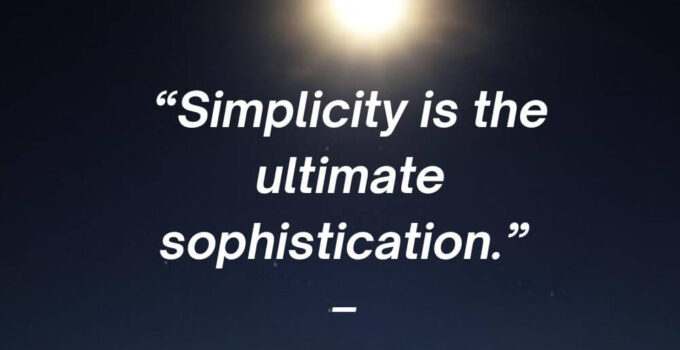 simplicity quotes short