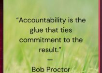 accountability quotes for leaders by Bob Proctor