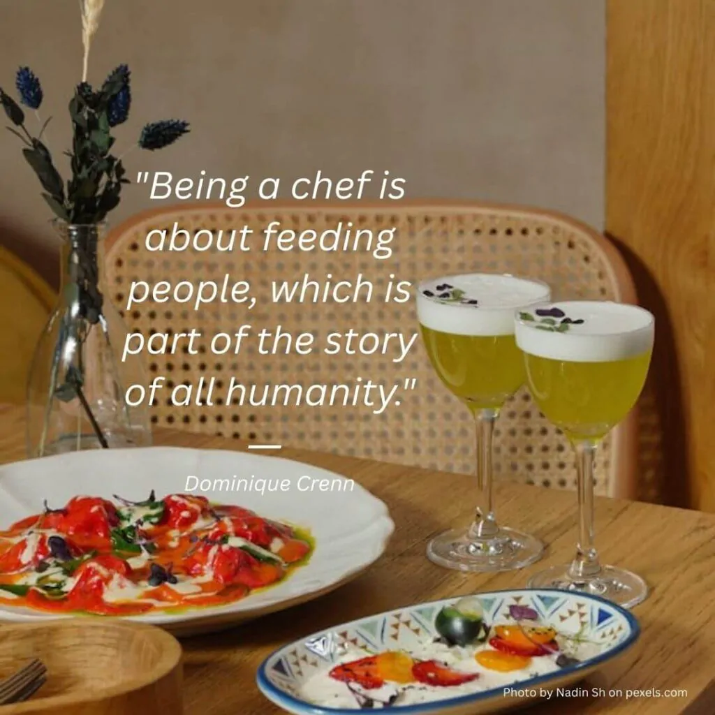 being a chef quotes