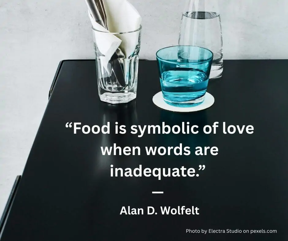 food is symbolic of love