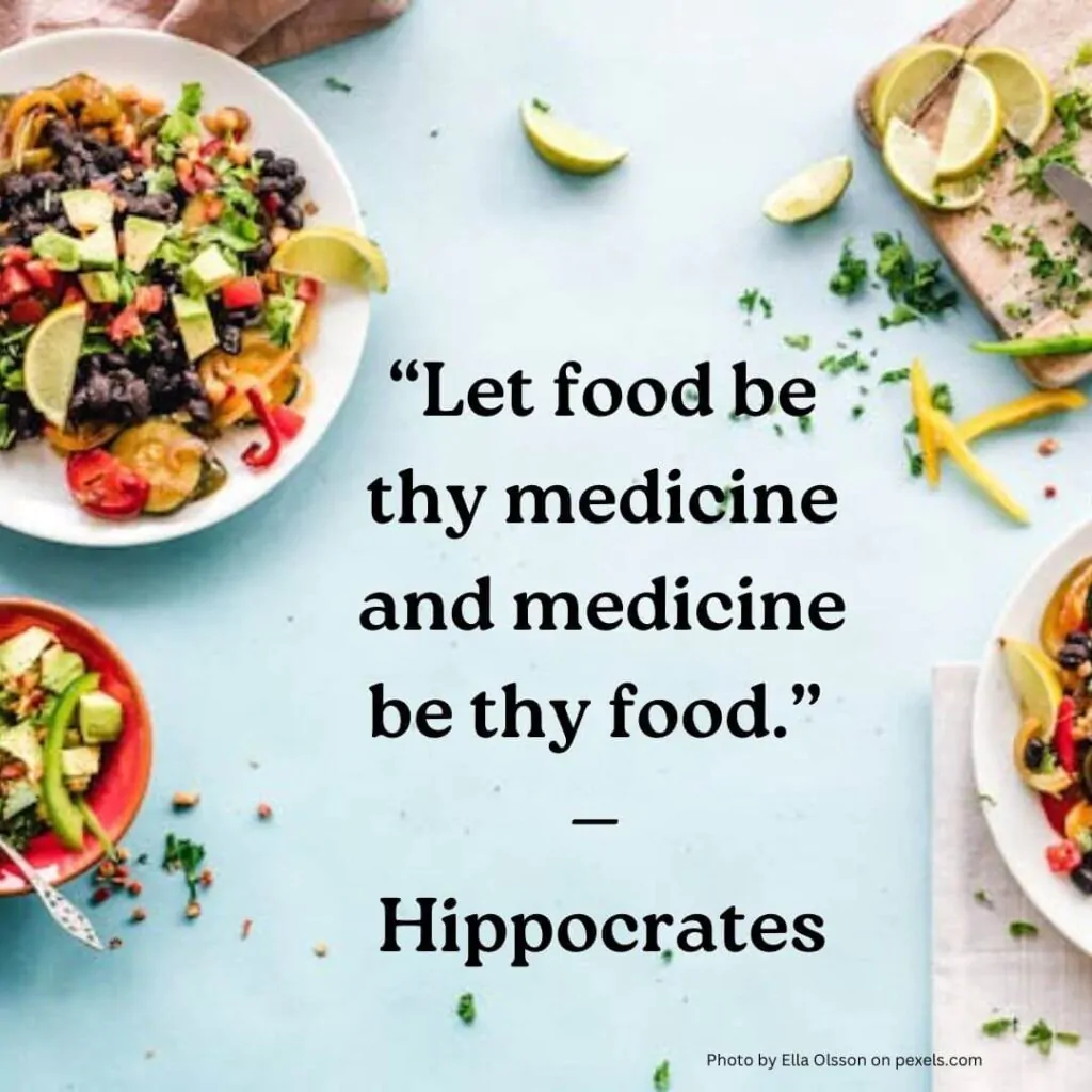 quote food be thy medicine and medicine be thy food