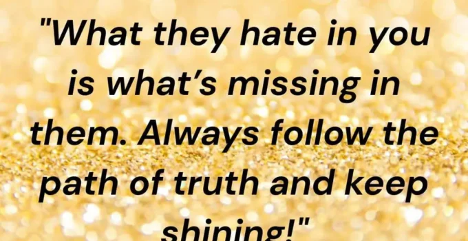 personal growth quote on keep shining