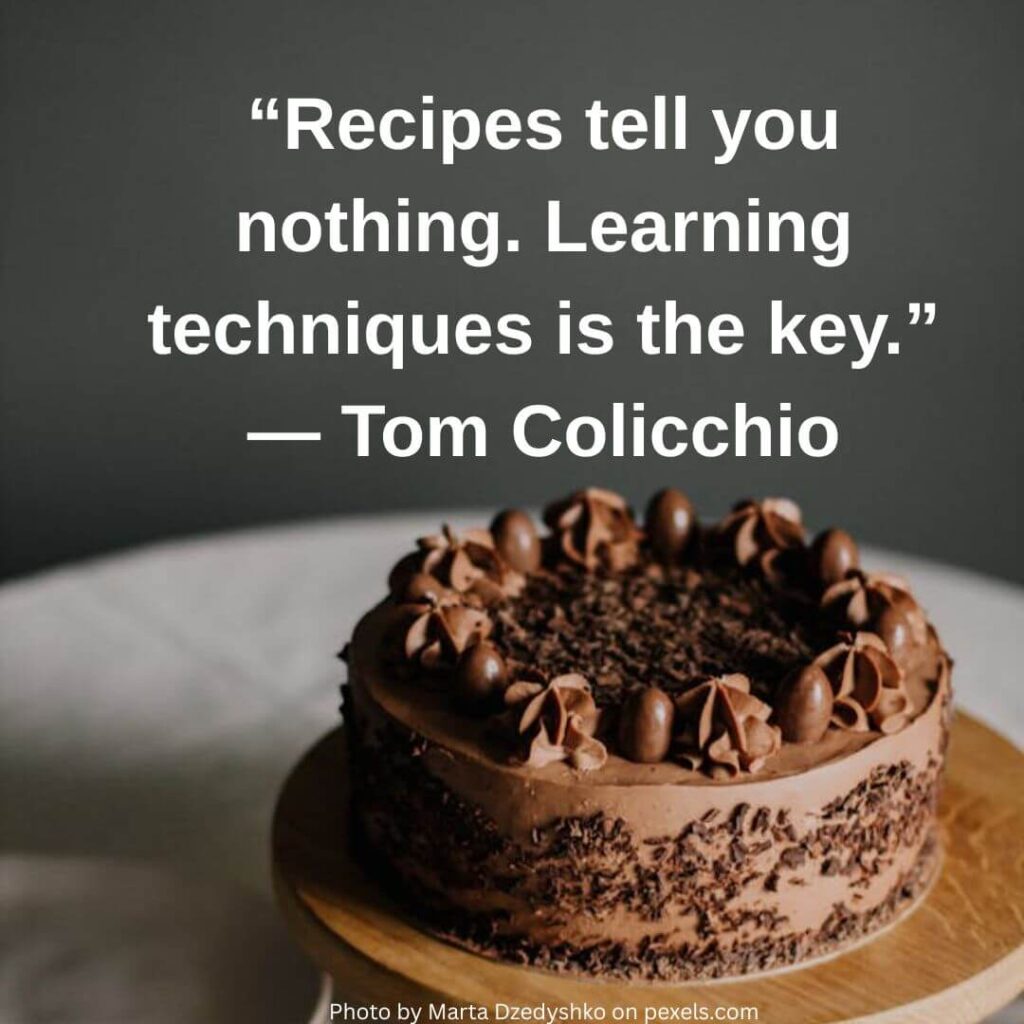 recipe learning quote by Tom Colicchio