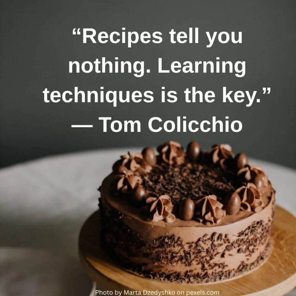 recipe learning quote by Tom Colicchio