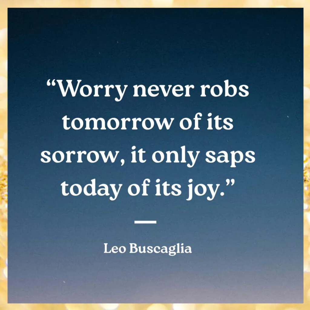 don't worry don't stress quotes