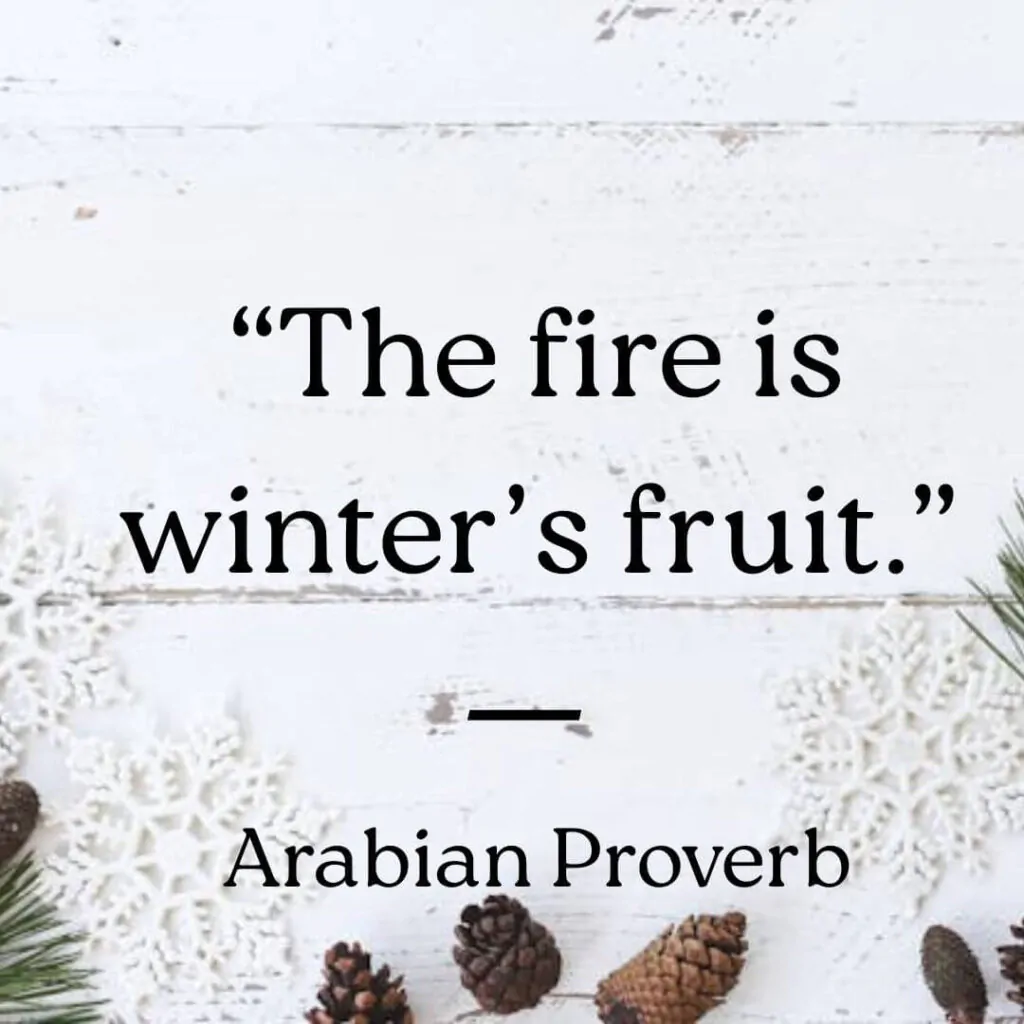 arabic proverb quote on winter
