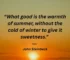 Warmth of summer quote by John Steinbeck