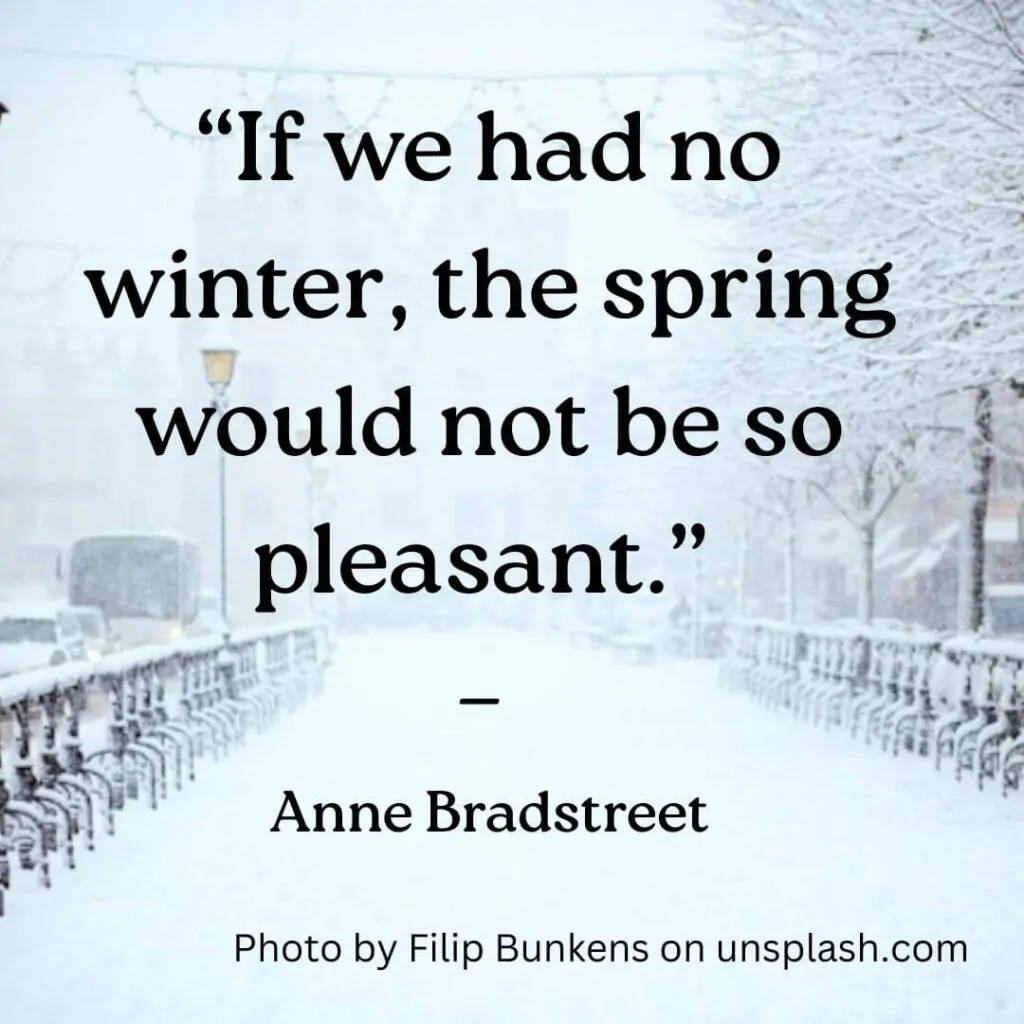 winter spring quotes