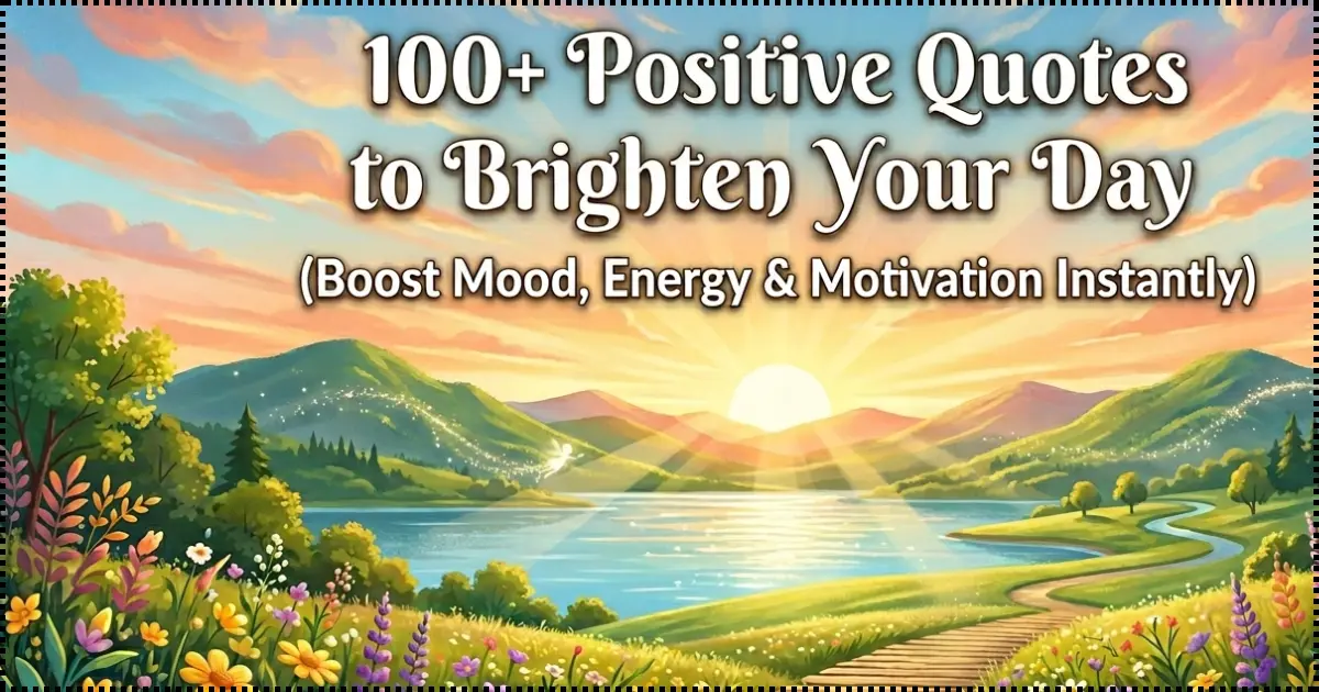 A vibrant sunrise over a peaceful mountain lake and wildflower meadow, designed to inspire positivity and mental clarity.