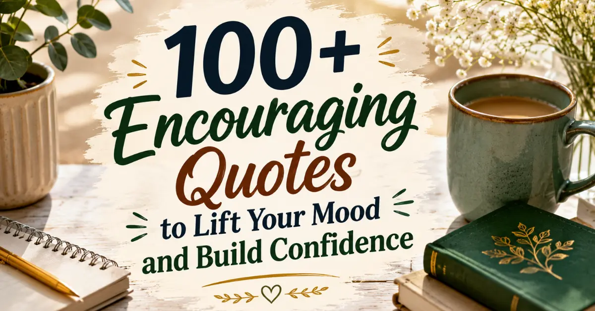 100+ encouraging quotes to lift your mood and build lasting confidence